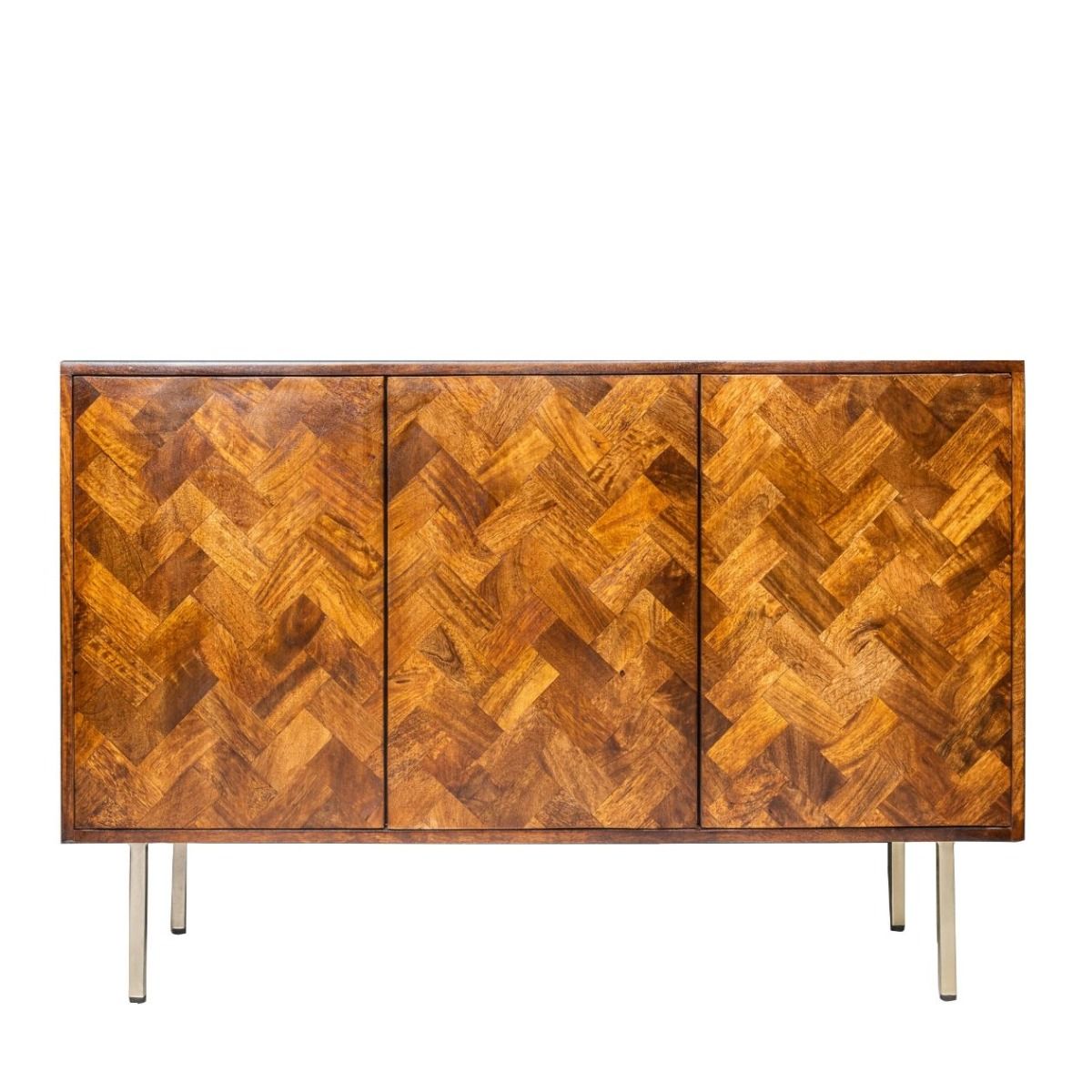 Mango Wood 3 Door Sideboard | 120cm Block | Trade Furniture