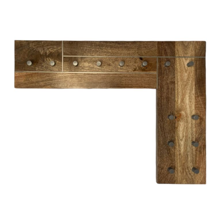 Inset Light Mango 80cm Coat and Key Hooks