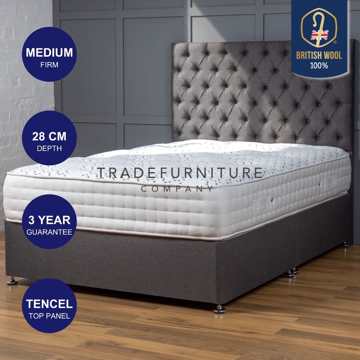 3000 Pocket VIP Mattress (4 Sizes) view 3