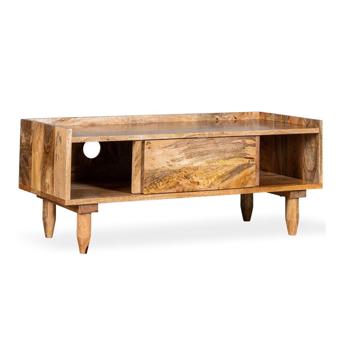 Scandi Mango 90cm Sliding TV Unit