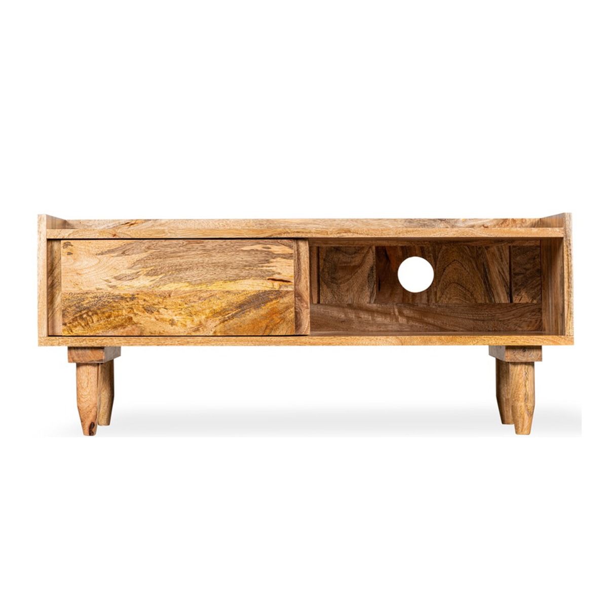 Scandi Mango 90cm Sliding TV Unit view 4
