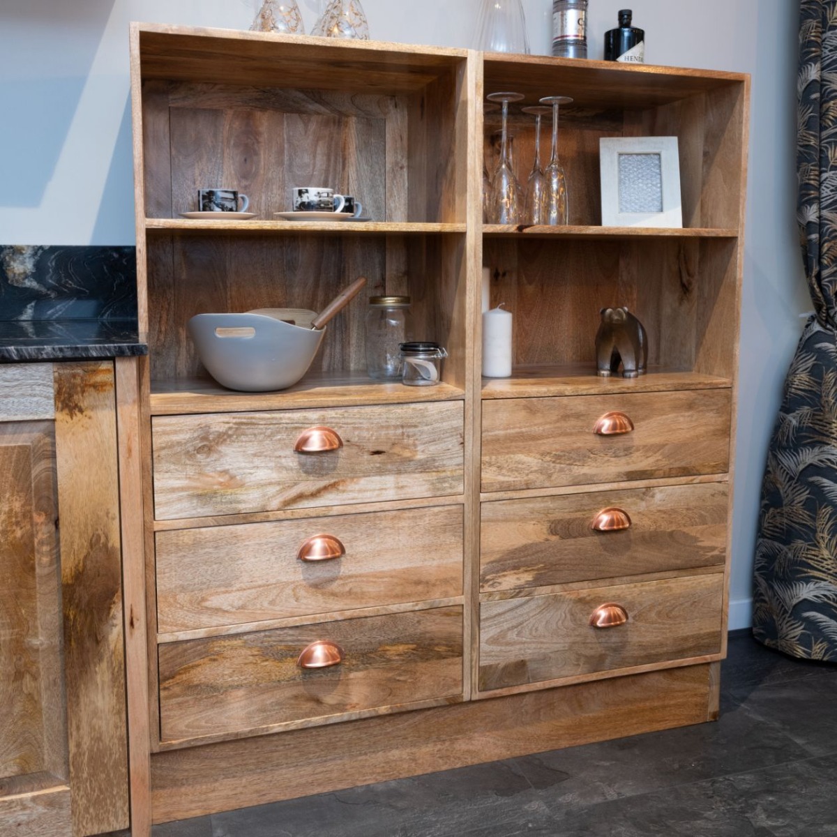 Solid Mango Wood Kitchen Units Real Hardwood Kitchens