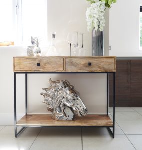 Industrial Console Table